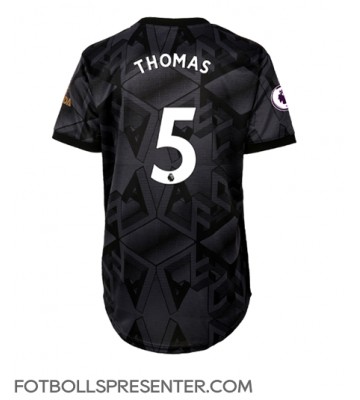 Arsenal Thomas Partey #5 Borta Matchtröja Dam 2022-23 Kortärmad